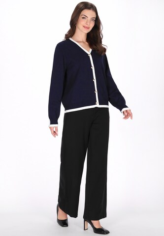usha BLACK LABEL Knit cardigan in Blue