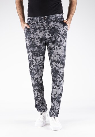 Coupe slim Pantalon Giorgio di Mare en gris : devant