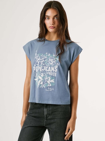 T-shirt 'BERNICE' Pepe Jeans en bleu : devant