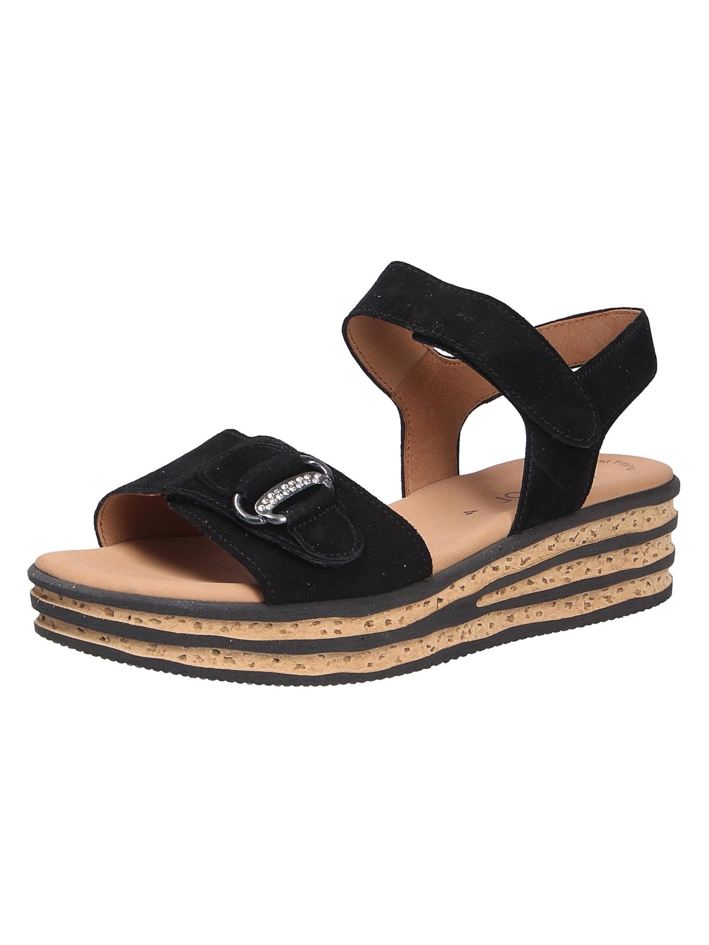 GABOR Sandale in Schwarz