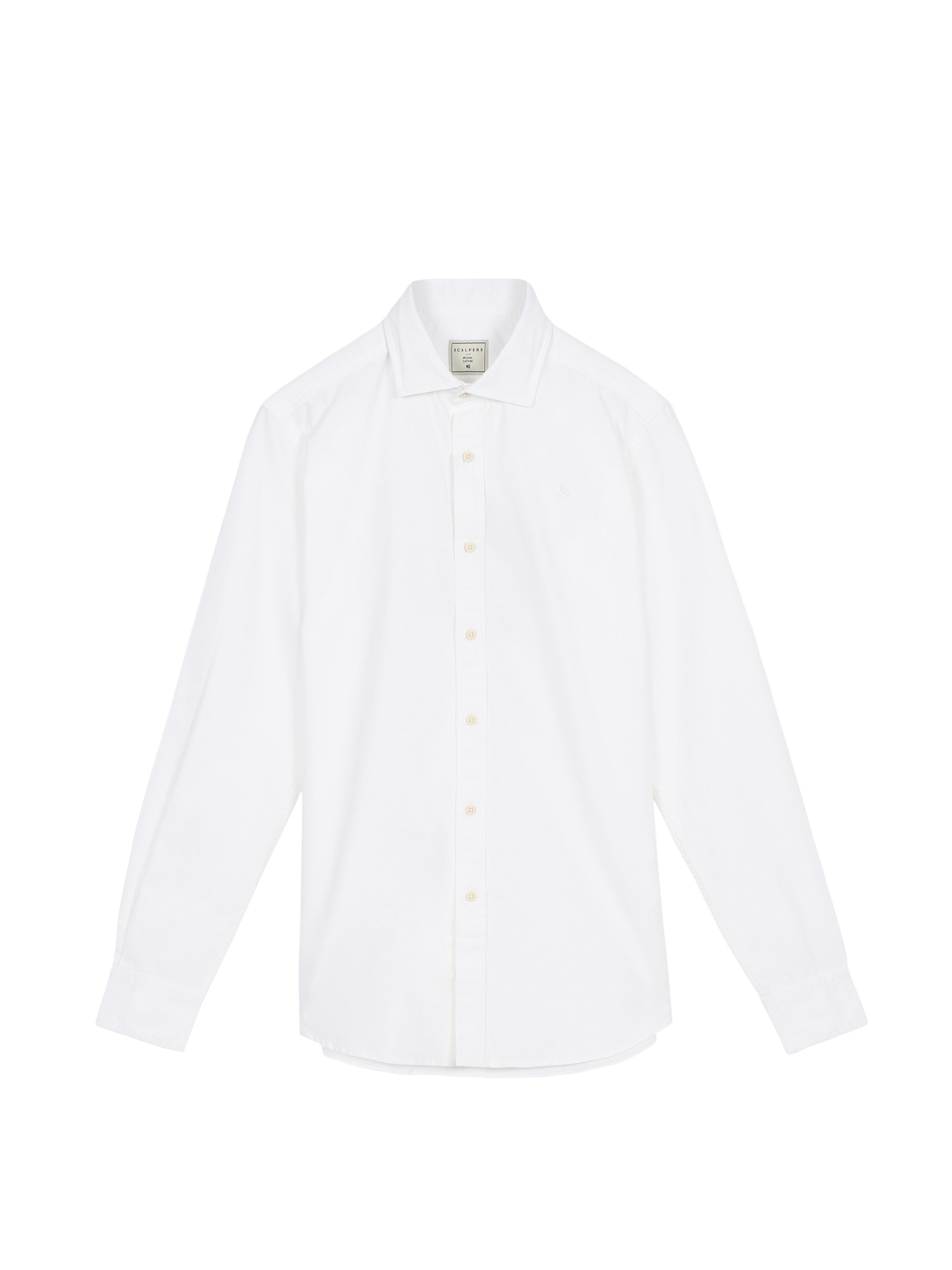 Odzież Koszule Scalpers Koszula w kolorze Białym 
