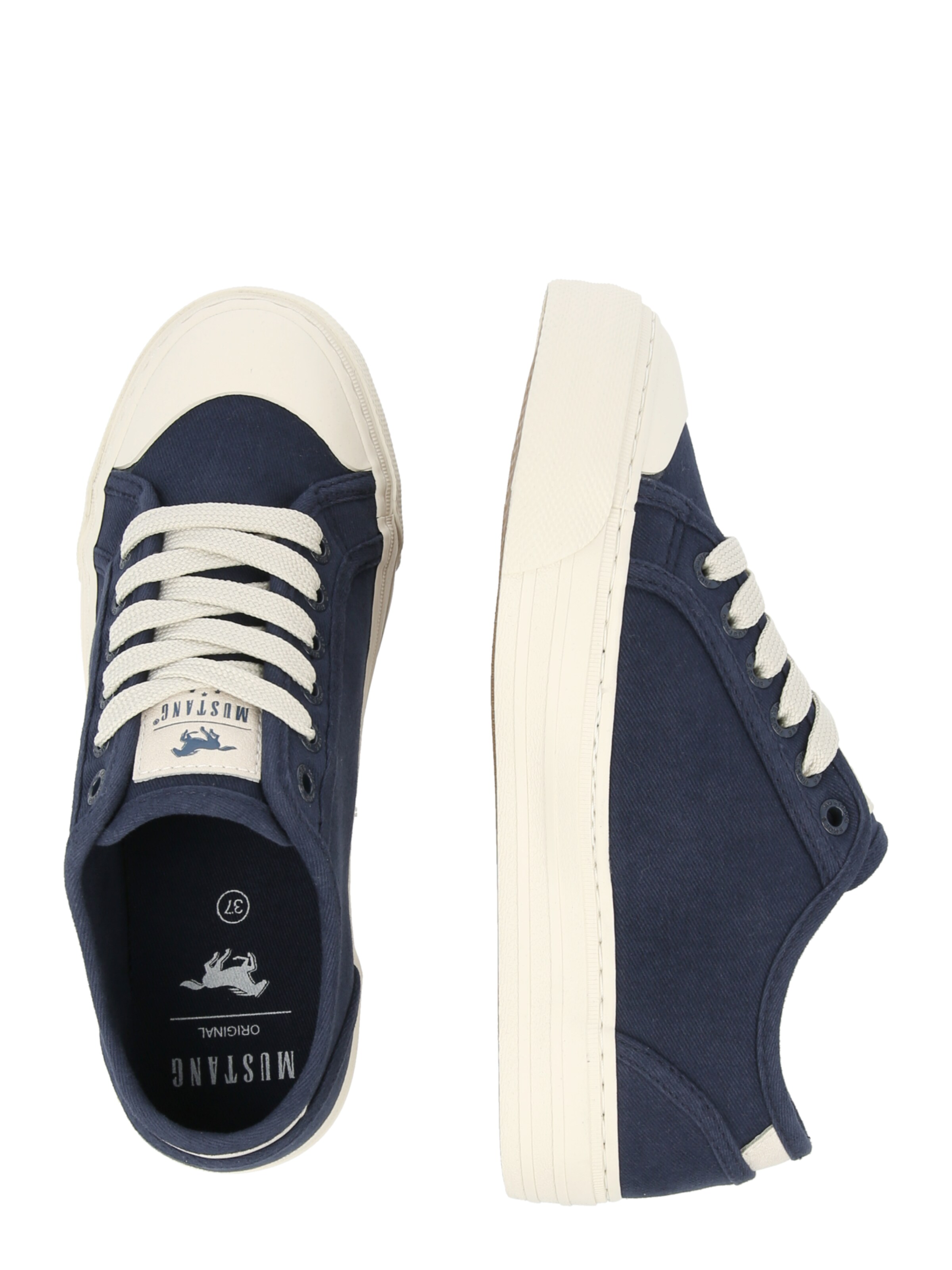 MUSTANG Matalavartiset tennarit värissä sininen