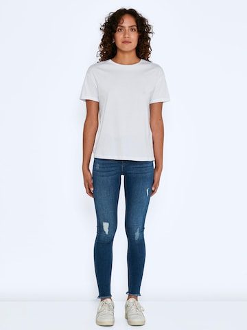 T-shirt 'Brandy' Noisy may en blanc