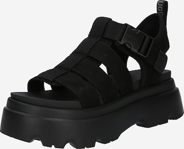 UGG Strap Sandals 'Cora' in Black: front