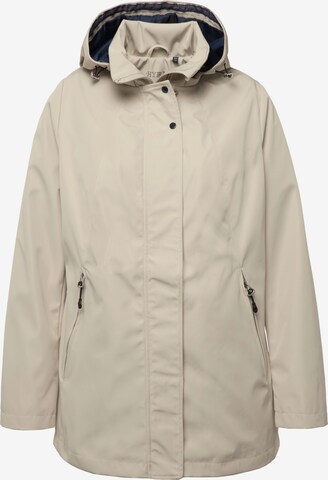 Veste fonctionnelle Ulla Popken en beige : devant