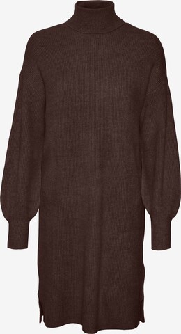 Robes en maille 'FILENE' VERO MODA en marron : devant