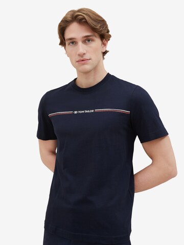 TOM TAILOR T-Shirt in Blau