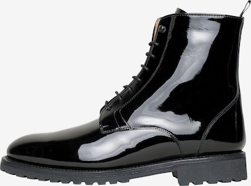 Henry Stevens Lace-Up Ankle Boots 'Ella PDB' in Black