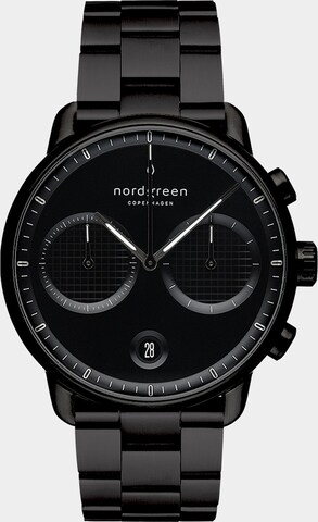 Nordgreen Analog Watch in Black: front