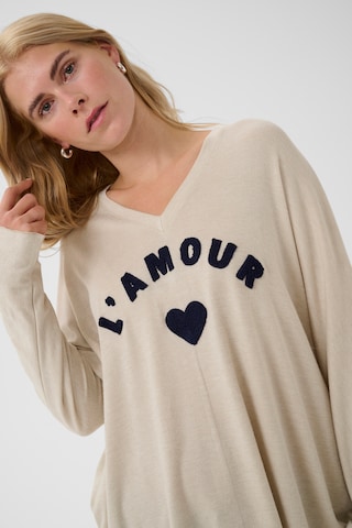 CULTURE Sweater 'Amour' in Beige