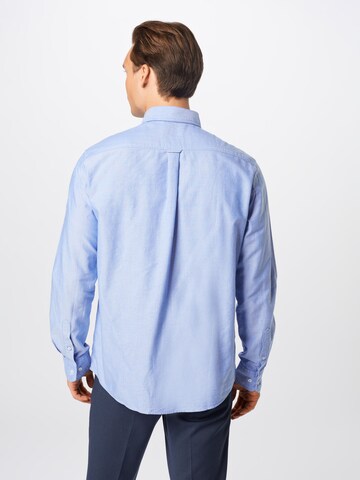 ETERNA Regular fit Button Up Shirt in Blue