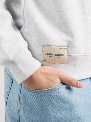ALPHA INDUSTRIES Sweatshirt 'Studio Edition' in Grey
