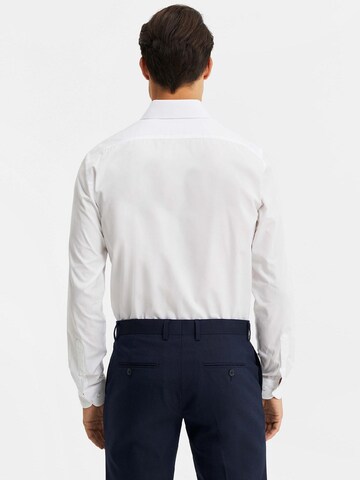 Regular fit Camicia business di WE Fashion in bianco