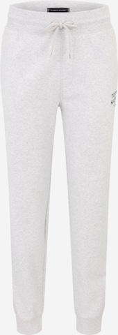 Tommy Hilfiger Underwear Avsmalnet Pyjamasbukse i grå: forside