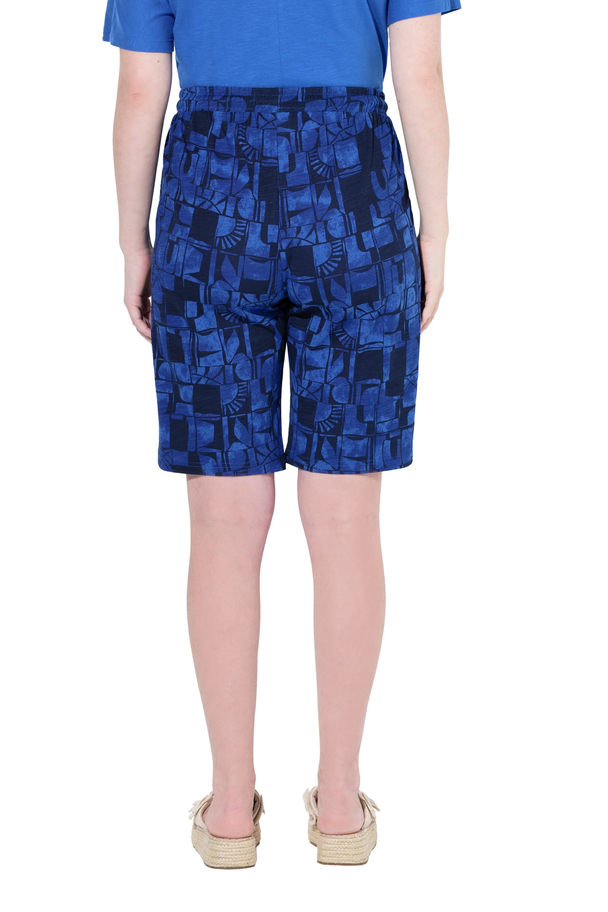 Ulla Popken Normální Kalhoty – modrá