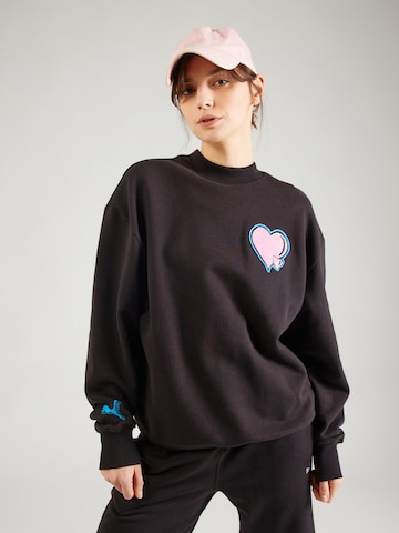 PUMA Sweatshirt 'Whole Lotta Love' i svart
