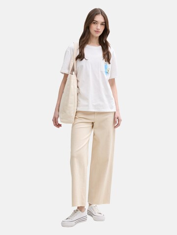 TOM TAILOR DENIM Wide leg Jeans in Wit