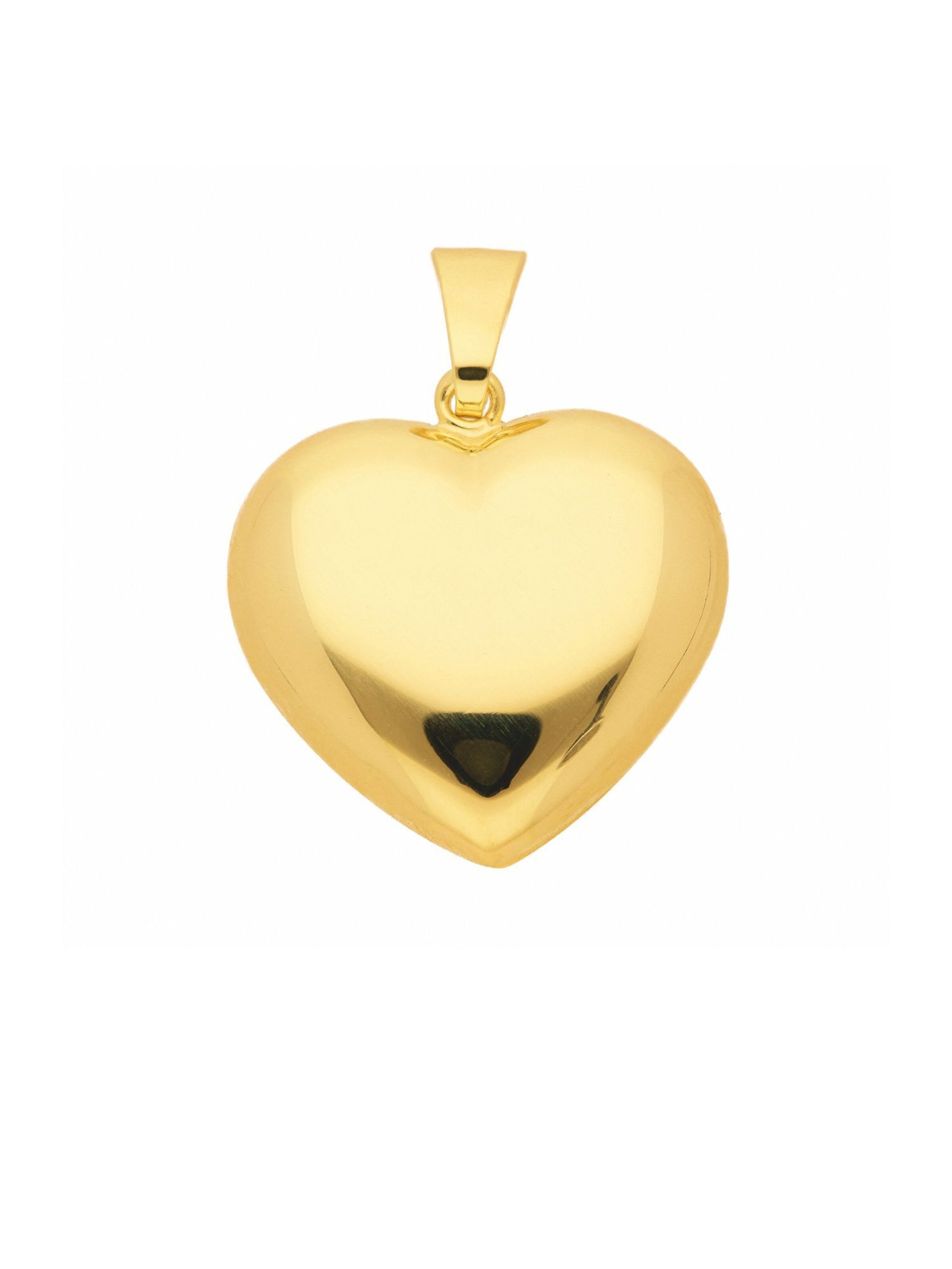 Adelia´s Anhänger 'Herz' in Gold: Vorderseite