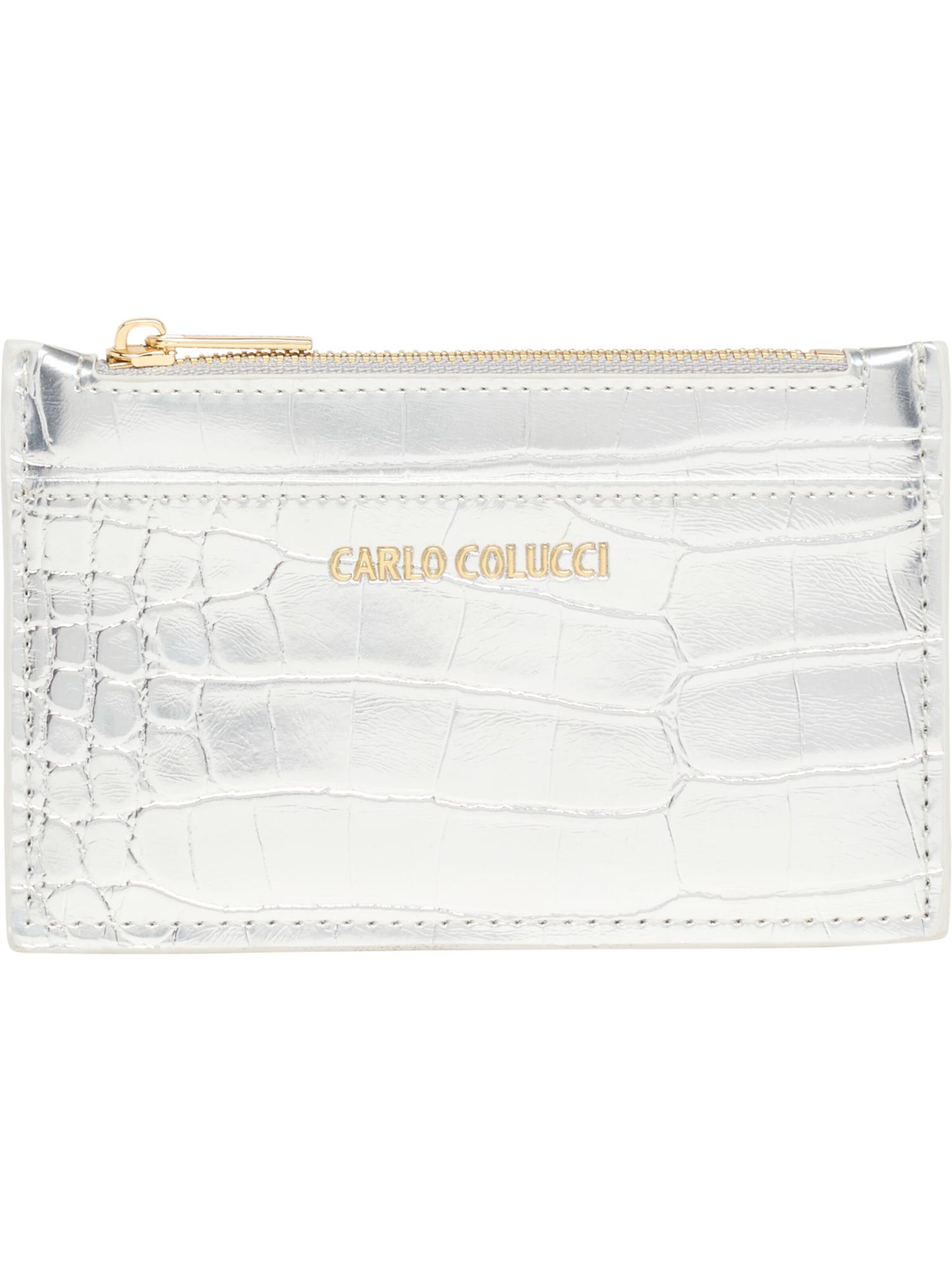 Porte-monnaies Carlo Colucci en argent : devant