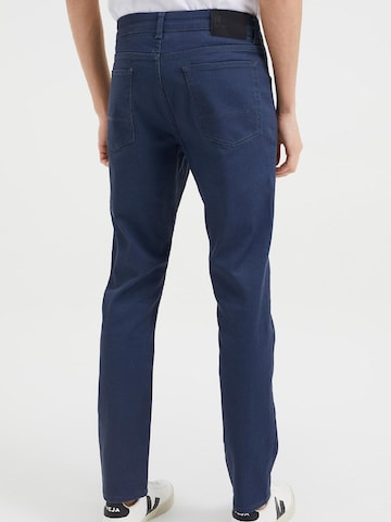 WE Fashion Slim fit Jeans 'Pablo Sloane' in Blue