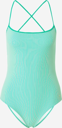 Tommy Hilfiger Underwear Maillot de bain en turquoise / blanc, Vue avec produit