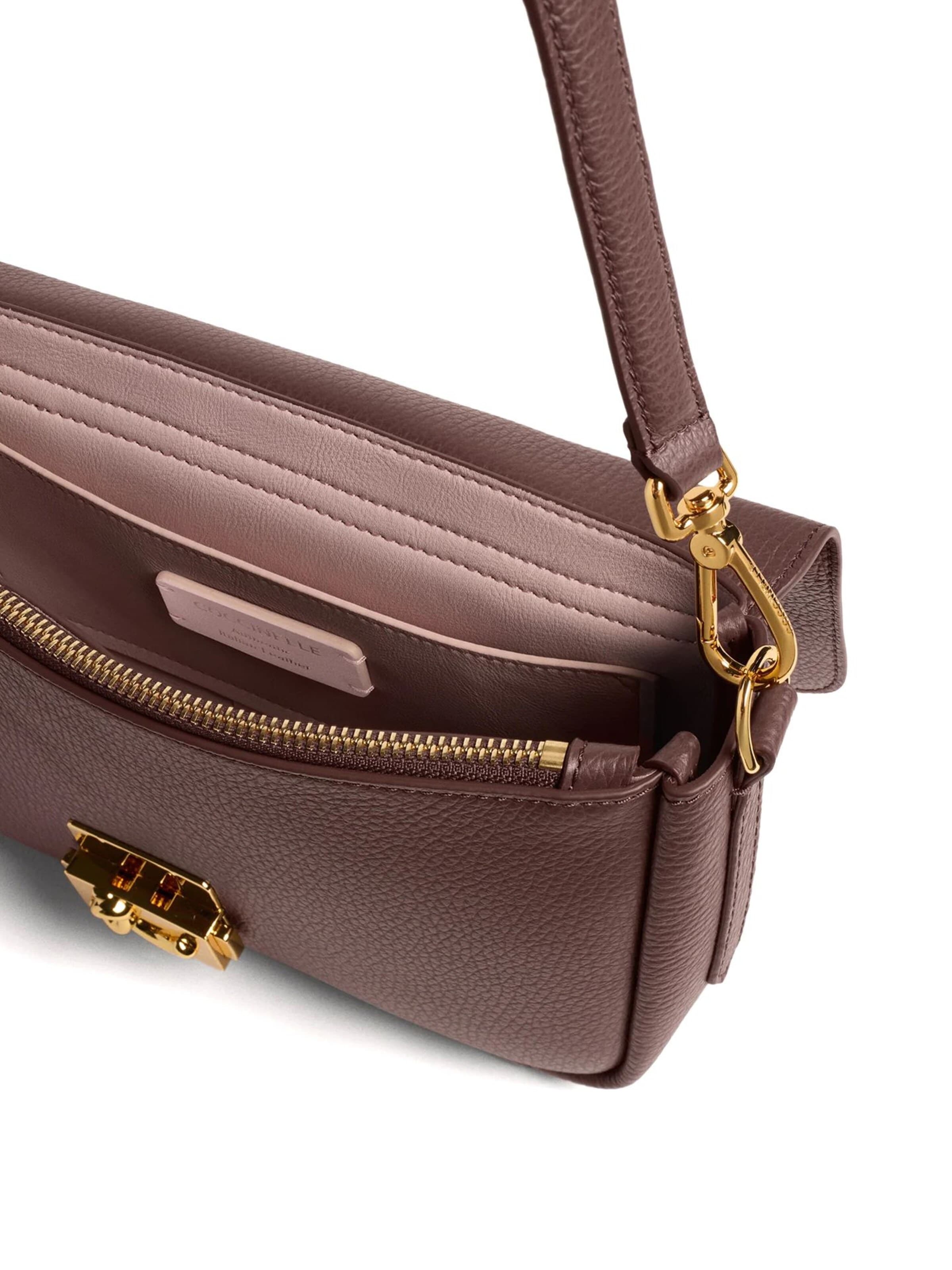 Coccinelle - Bolso de mano 'Coccinelle C-Me Lock Medium' en marrón