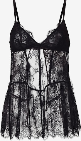 Hunkemöller Negligee 'Cecilia' in Black: front