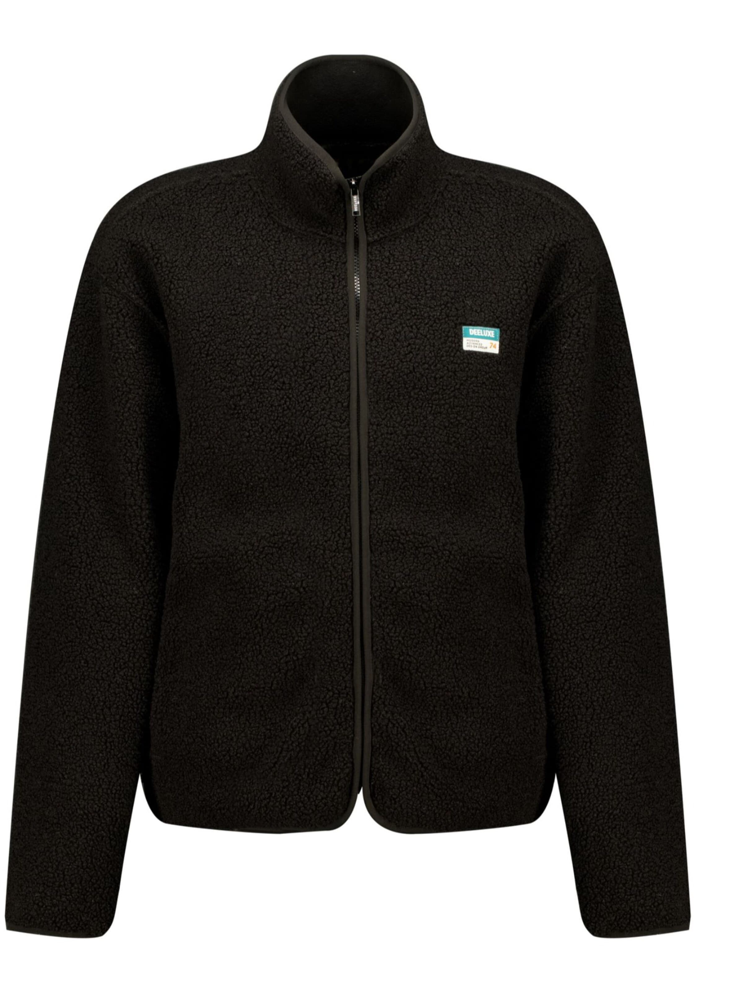 Veste mi-saison Deeluxe en noir : devant