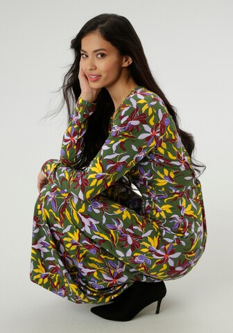 Aniston SELECTED Dress in Green