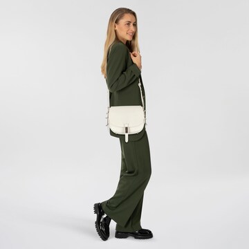 PINKO Crossbody bag 'Saddle' in White
