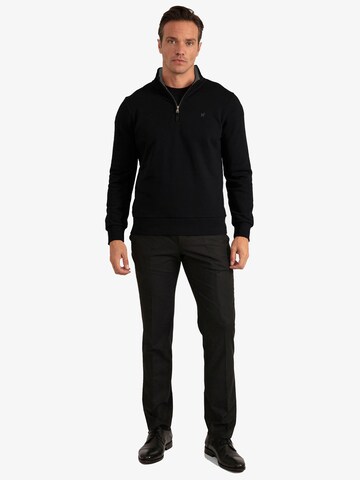Williot Sweatshirt 'Diagonales ' in Black