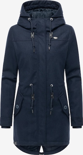Ragwear Wintermantel 'Ellba' in blau / navy, Produktansicht