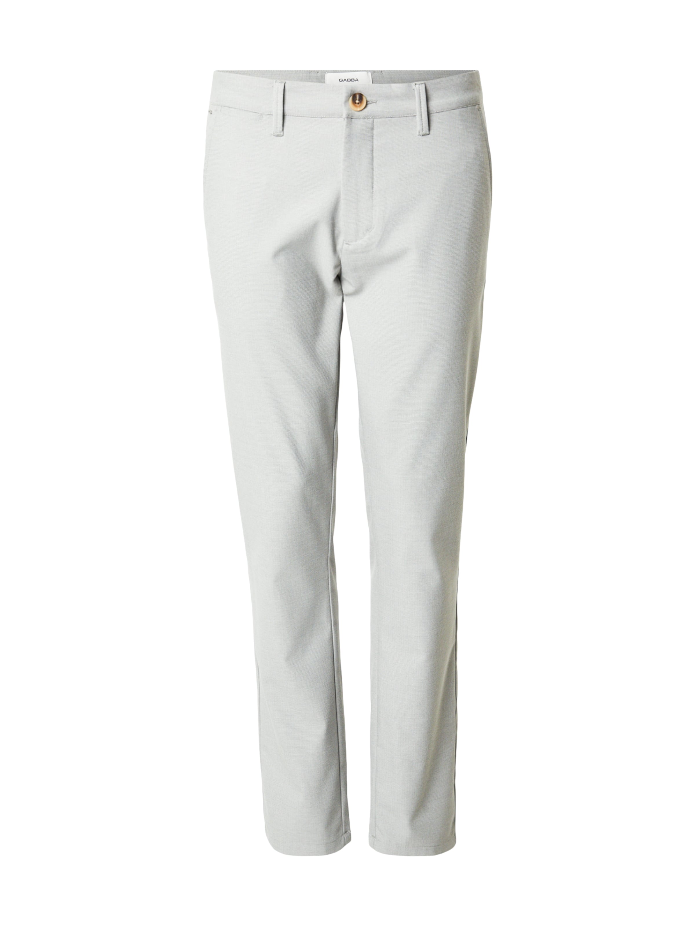 GABBA Брюки-чинос 'Paul' в Серый: спереди