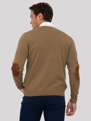 Sir Raymond Tailor Sweater 'Los Angeles' in Brown