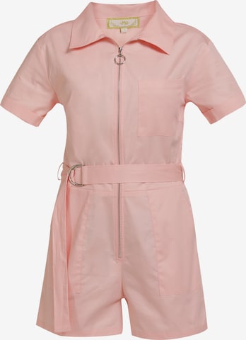 MYMO Jumpsuit in Roze: voorkant