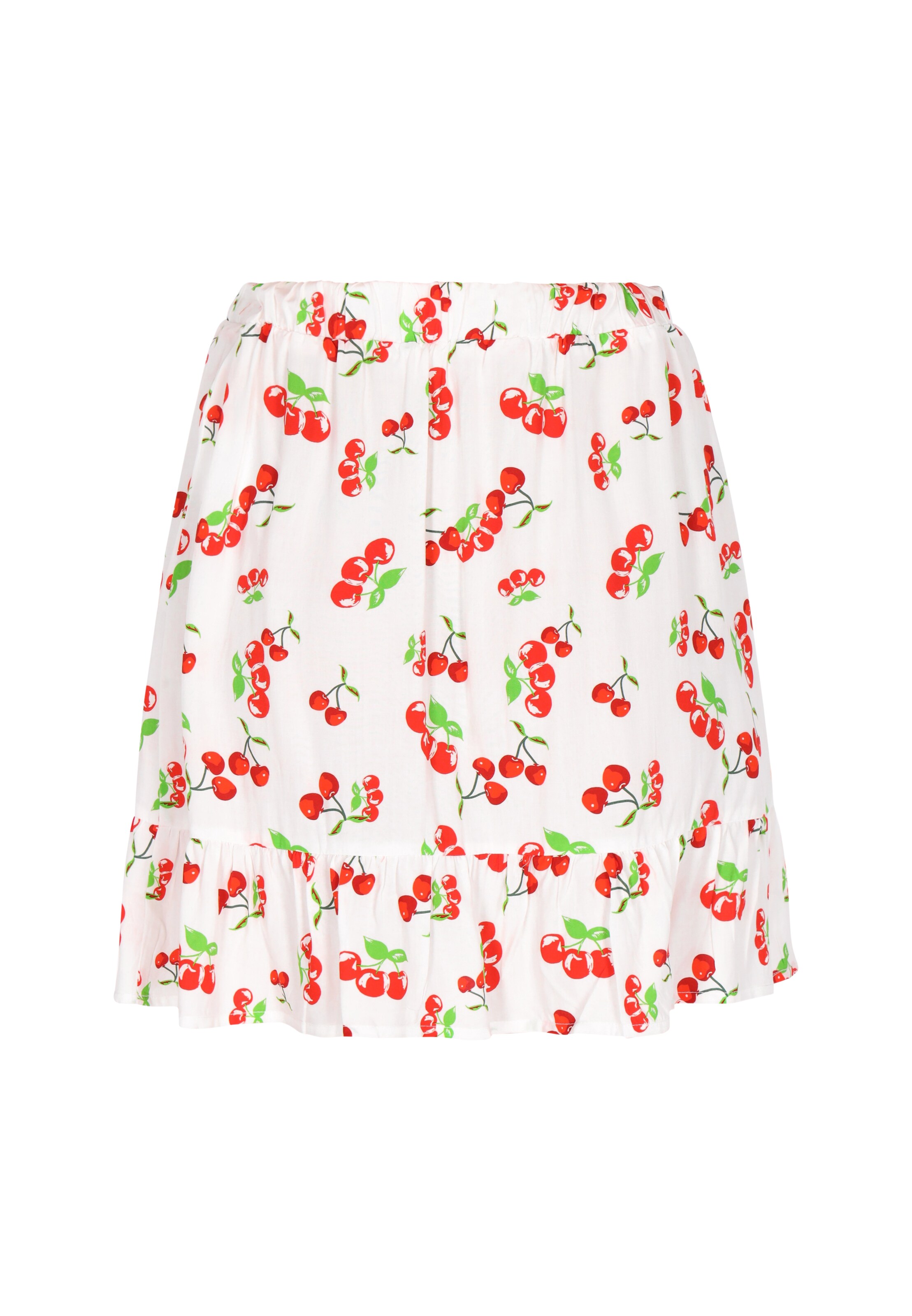 swirly Nederdel 'Young Fashion' i hvid