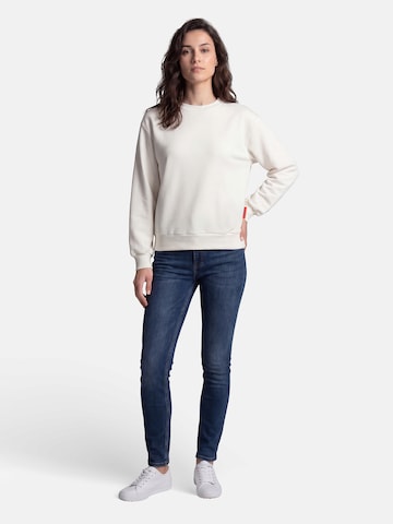 salzhaut Sweatshirt 'Ageweren' in Wit: voorkant