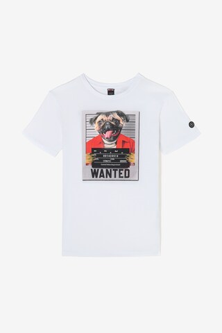 T-Shirt 'Renaud' Le Temps Des Cerises en blanc : devant