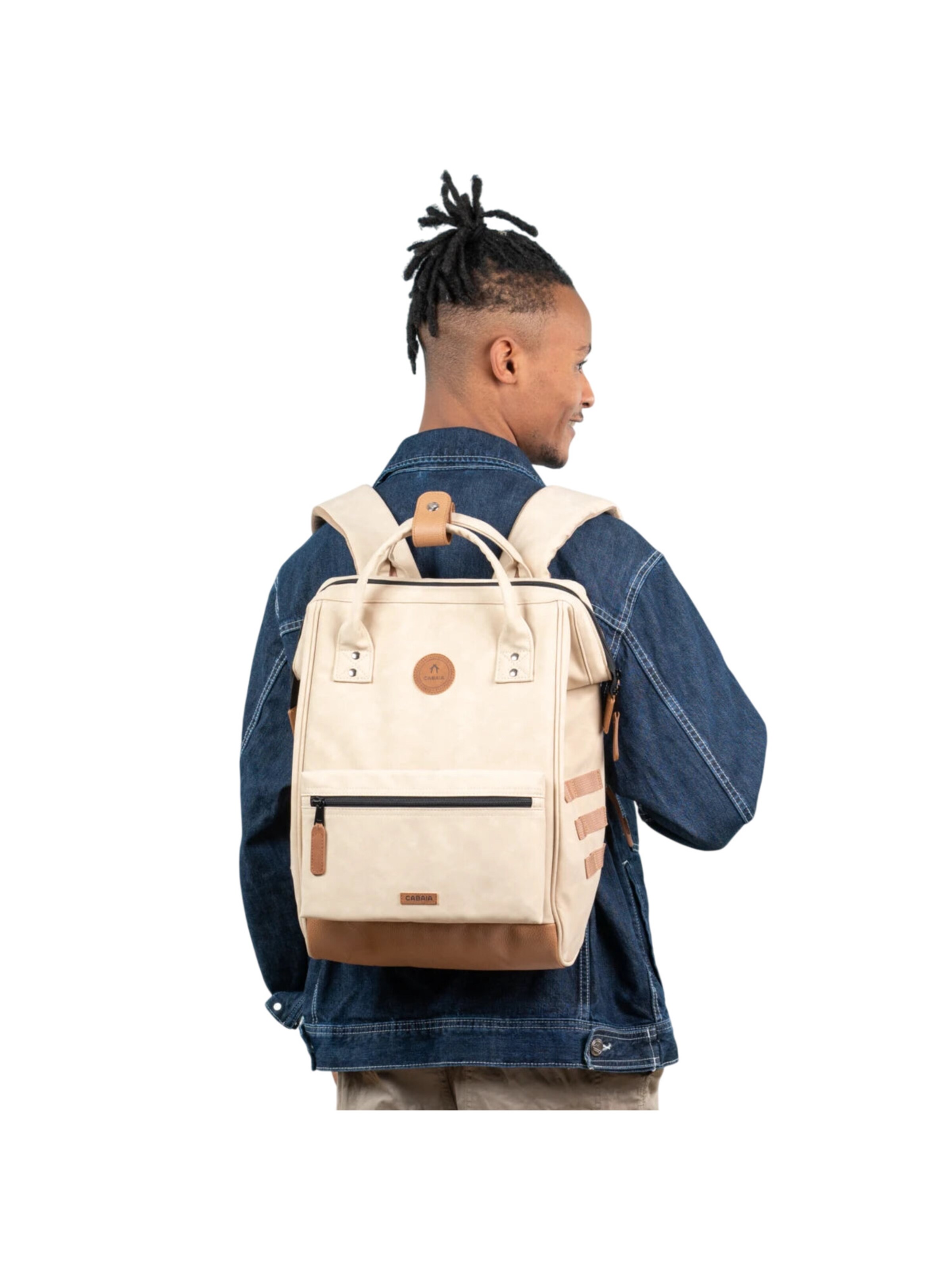 Cabaia Backpack 'Andenne M' in Beige