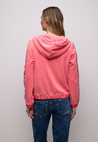 STREET ONE Sweatjacke in Pink