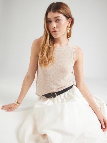 ONLY Knitted Top 'ONLSUNNY' in Grey: front