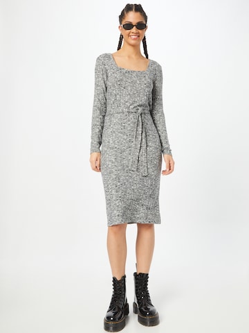 JDY Knitted dress 'MELISA' in Grey