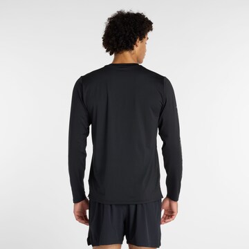 T-Shirt 'Reflective Poly Long Sleeve T-Shirt' new balance en noir