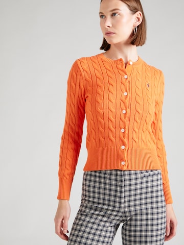 Polo Ralph Lauren Πλεκτή ζακέτα σε πορτοκαλί: μπροστά
