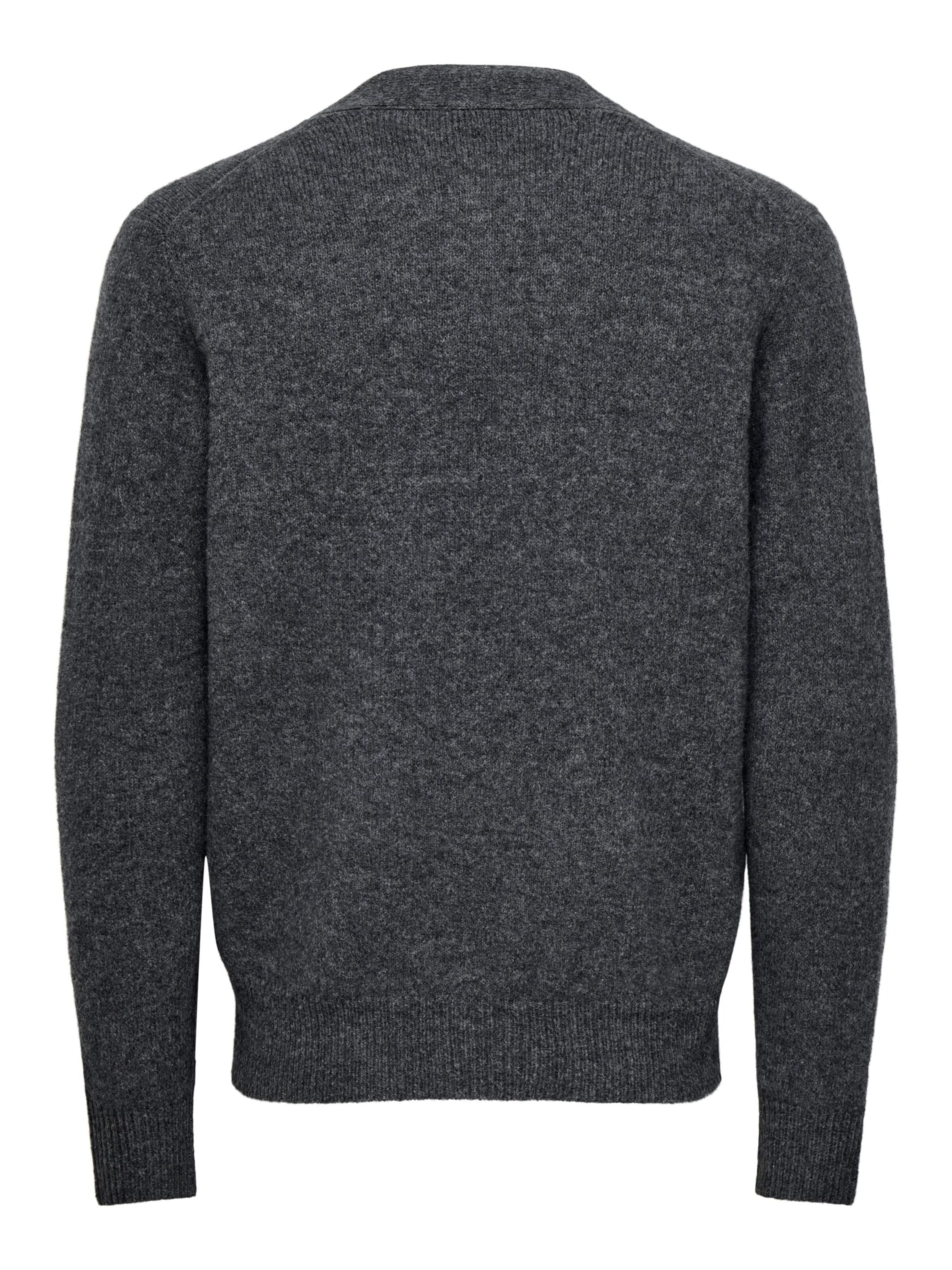 Giacchetta 'Maglieria' di Only & Sons in grigio
