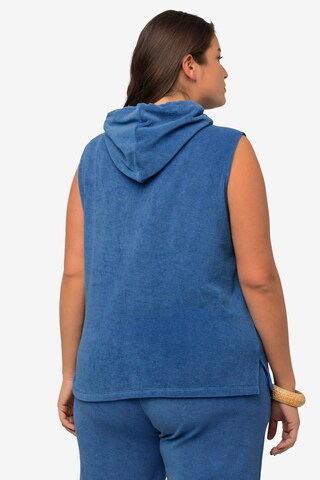 Ulla Popken Sweatshirt  (GOTS) in Blau