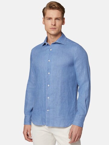 Boggi Milano Regular Fit Hemd in Blau: predná strana