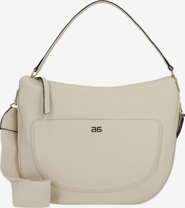 ABRO Schultertasche 'Dalia' in Beige: predná strana