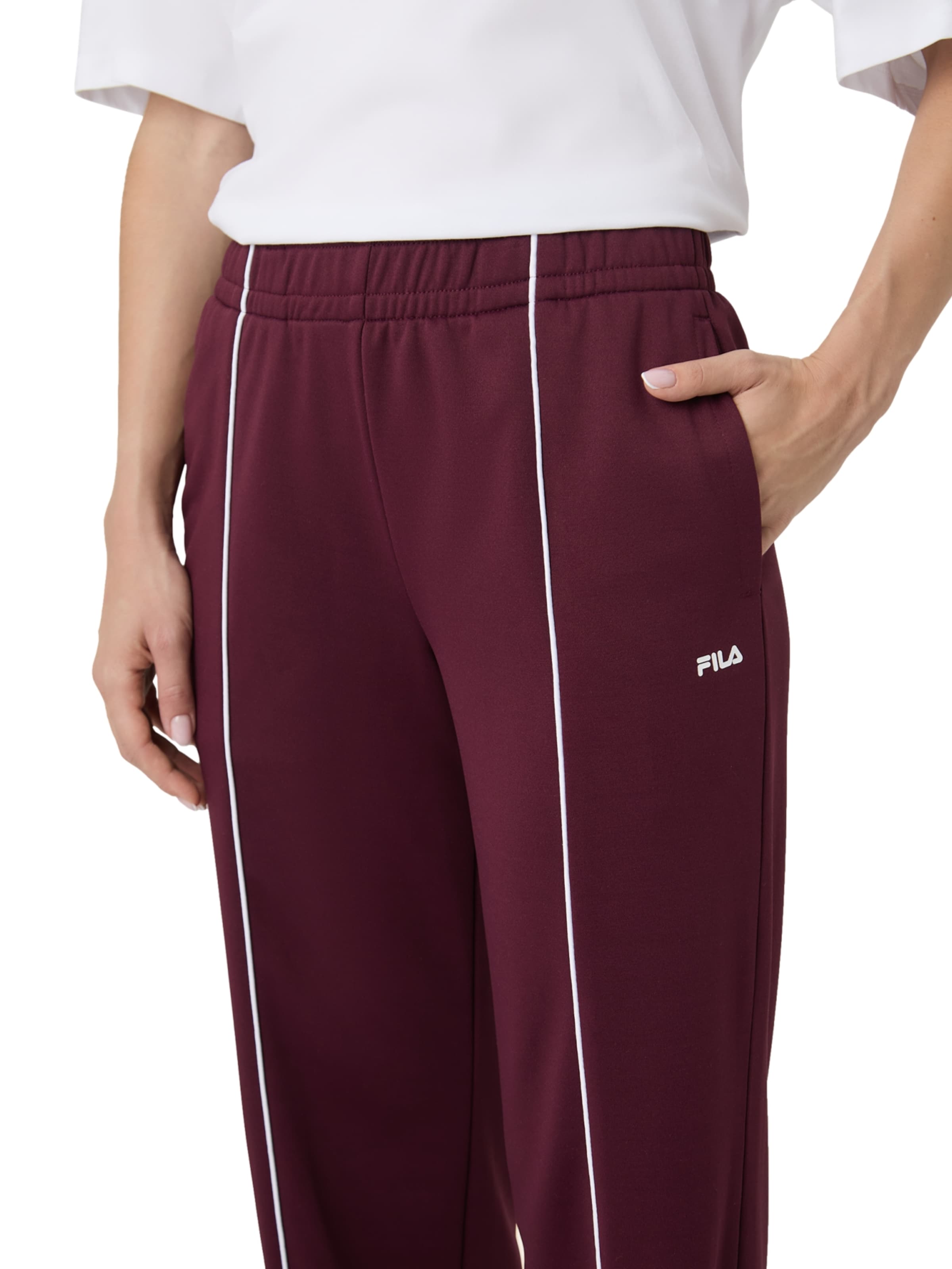FILA Regular Sportbroek 'RIVOLI' in Rood