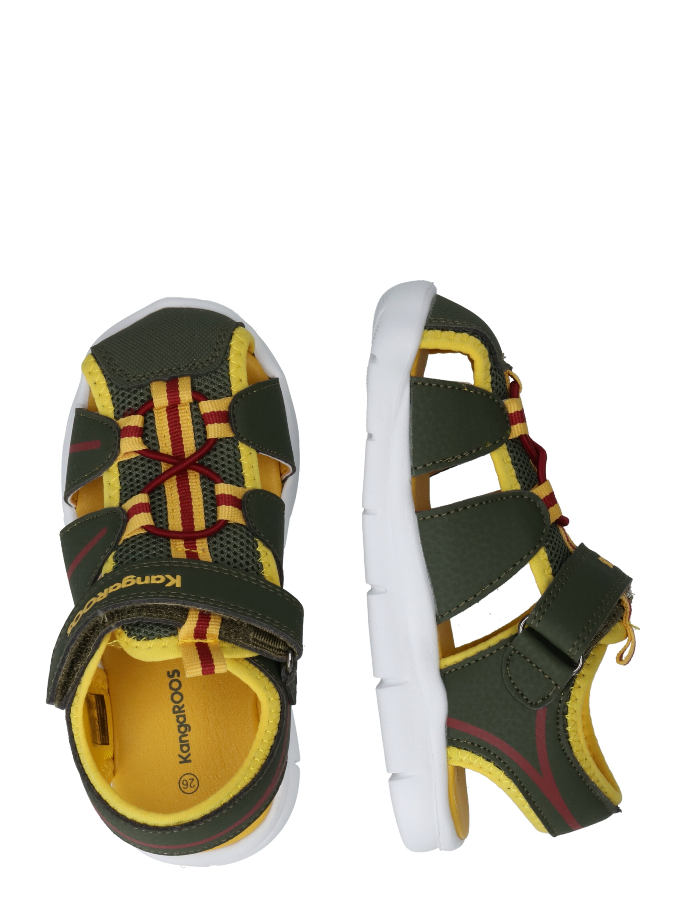 KangaROOS Nyitott cipők 'K-GROBI' - zöld